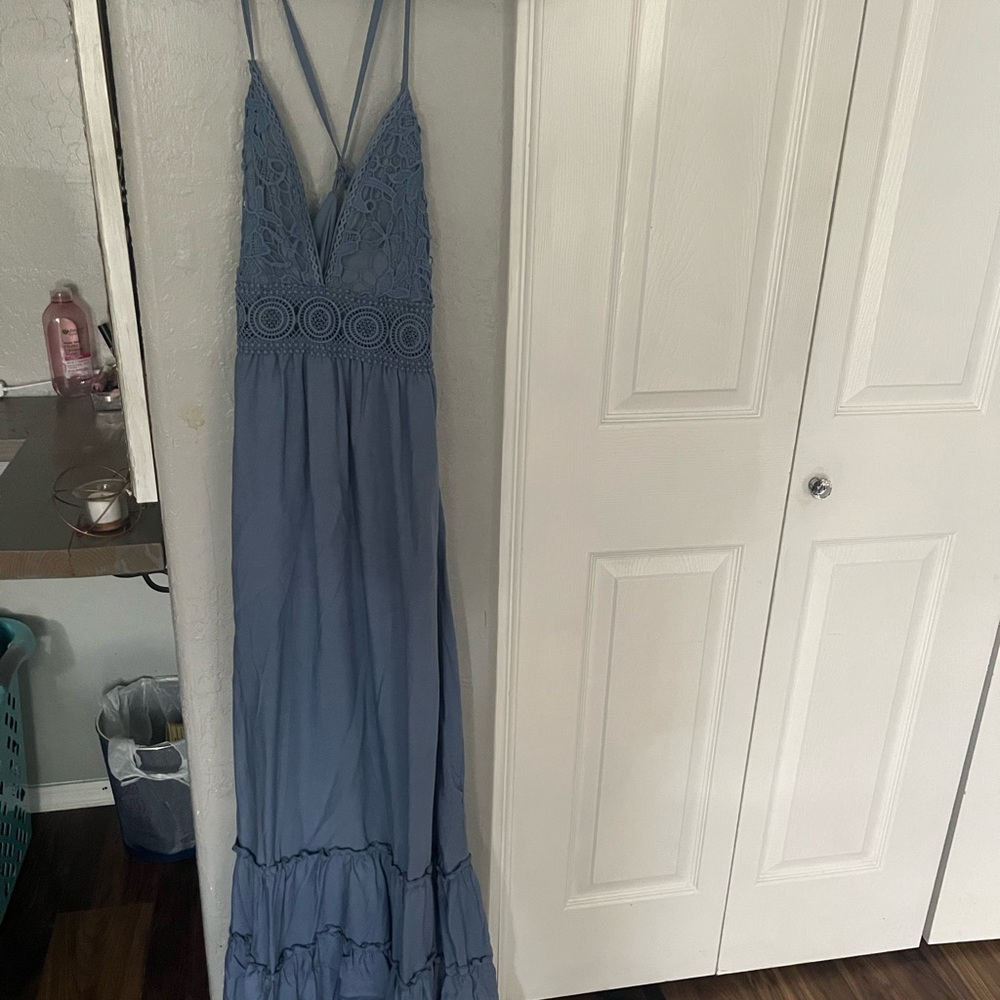 Blue dress